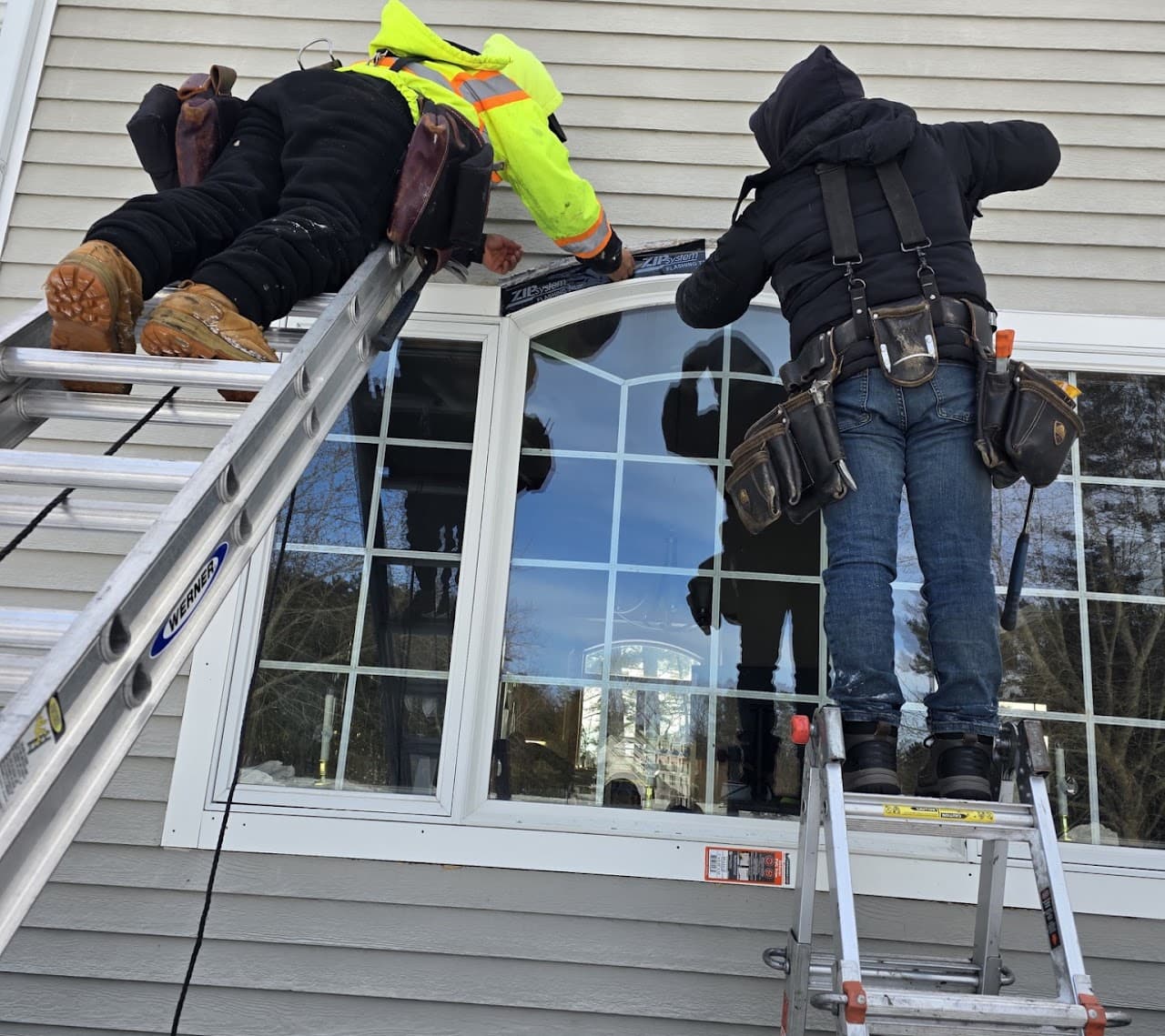 emergency roofing project by RVR Top Construction
